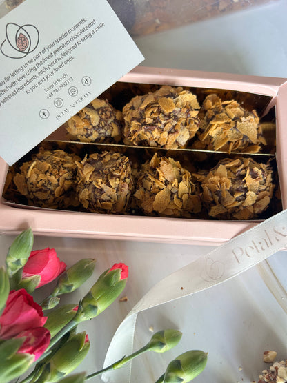 Milk Chocolate Ganache Truffles (Nut-Free) — Box of 8