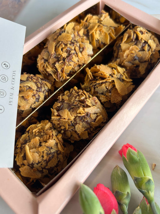 Milk Chocolate Ganache Truffles (Nut-Free) — Box of 8